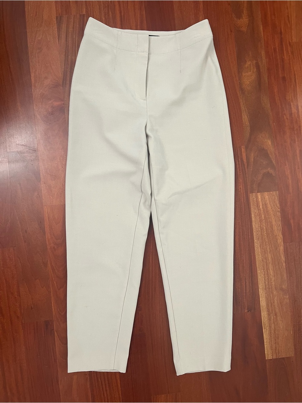 Ann Taylor Women's Cream Straight-Leg and Trousers